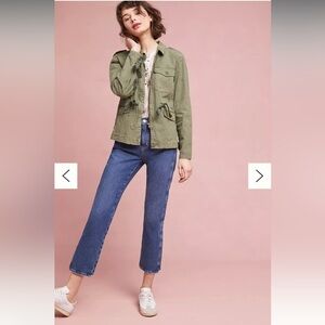 Anthropology, Honor Utility Jacket- Olive Green, size M/L